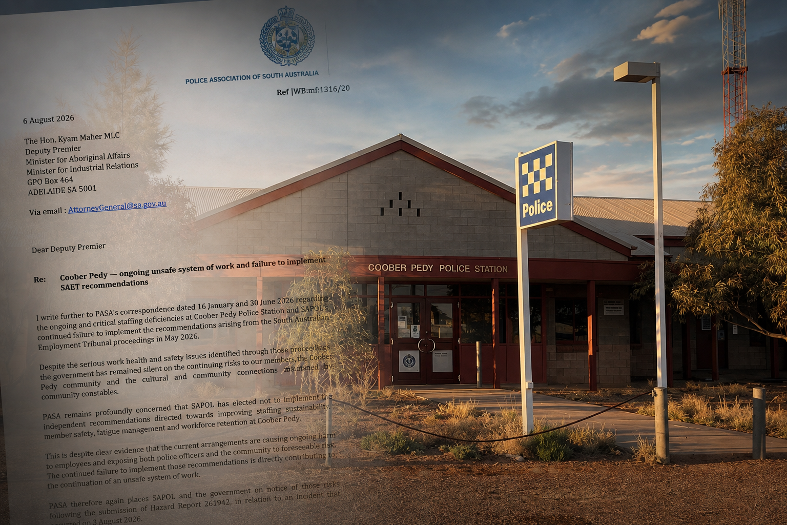 Coober Pedy's Police Are Not the Problem — They Need Help